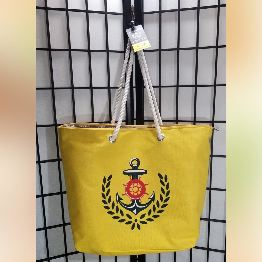 Yellow Cooler Tote Bag